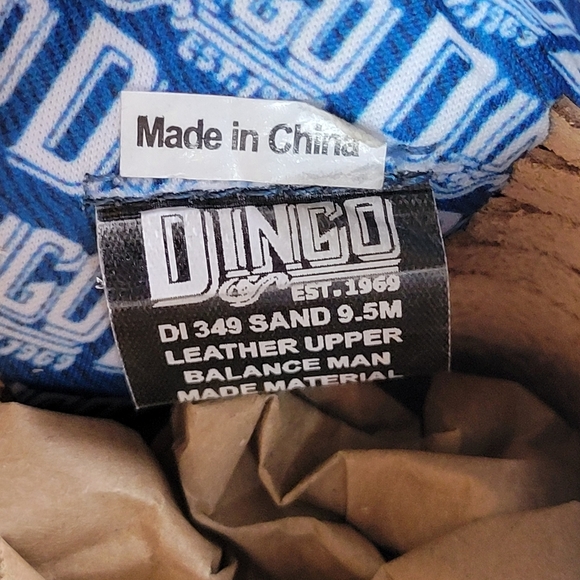 NWT Dingo 100% Leather Tan Woven Platform Women's Summer Heels, Size 9.5 - Picture 10 of 10